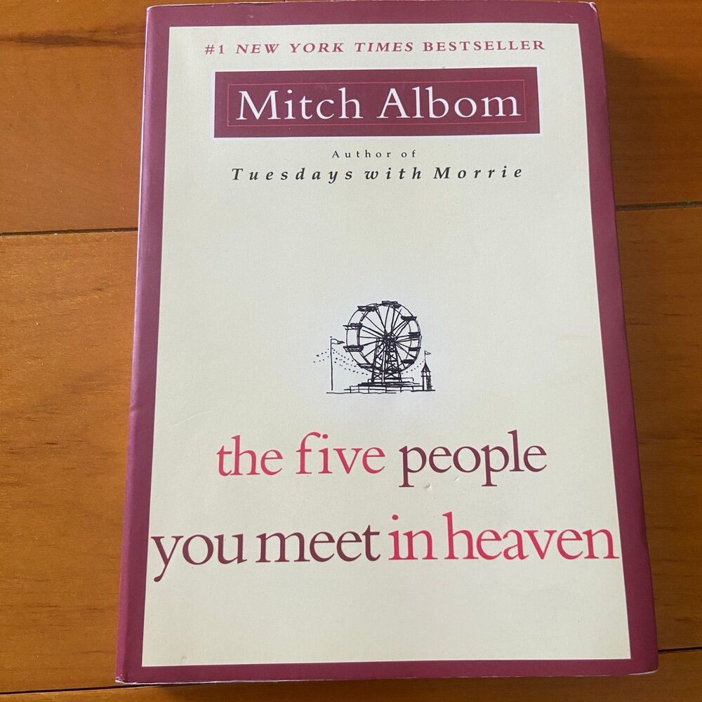 The Five People You Meet in Heaven Paperback Book by Mitch Albom